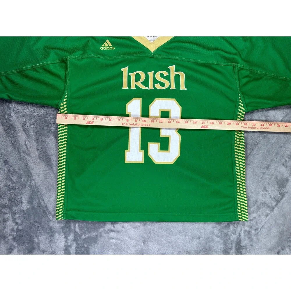 Adidas Notre Dame Fighting Irish 13 Football Jersey Mens Large Green NCAA Fan
